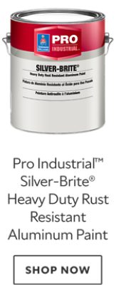 Pro Industrial™ Silver-Brite Heavy Duty Rust Resistant Aluminum Paint. Shop now.