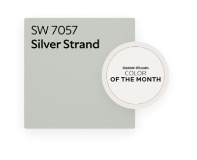 Sherwin-Williams Color of the Month. SW 7057 Silver Strand.