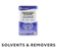 Startex denatured alcohol to represent solvents and removers.