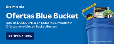 Último Día. Ofertas Blue Bucket. 40% De Descuento en Todos los Suministros | Ofertas Increíbles en Bucket Busters. Compra Ahora. *Aplican algunas exclusiones.