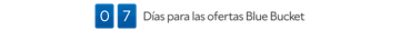 7 Días para las ofertas Blue Bucket