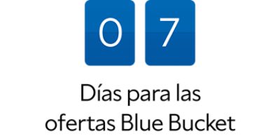 7 Días para las ofertas Blue Bucket
