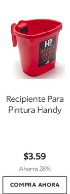 Recipiente Para Pintura Handy. $3.59. Ahorra 28%. Compra ahora.