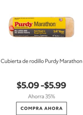 Cubierta de rodillo Purdy Marathon. $5.09 -$5.99. Ahorra 35%. Compra ahora.