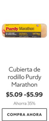 Cubierta de rodillo Purdy Marathon. $5.09 -$5.99. Ahorra 35%. Compra ahora.