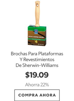 Brochas Para Plataformas Y Revestimientos De Sherwin-Williams. $19.09. Ahorra 22%. Compra ahora.