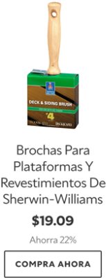 Brochas Para Plataformas Y Revestimientos De Sherwin-Williams. $19.09. Ahorra 22%. Compra ahora.