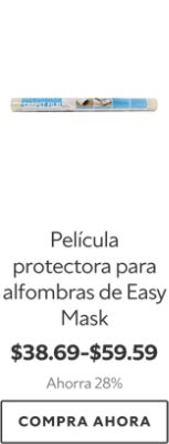 Película protectora para alfombras de Easy Mask. $38.69-$59.59. Ahorra 28%. Compra ahora.