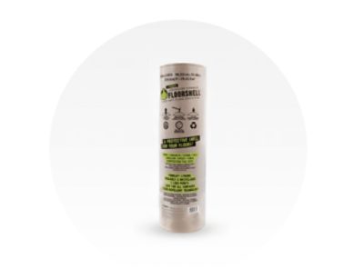 A roll of Trimaco FloorShell Heavy Duty Temporary Surface Protection.