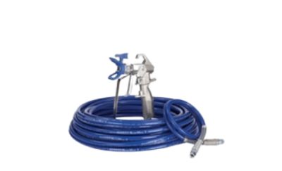 Spray equipment.