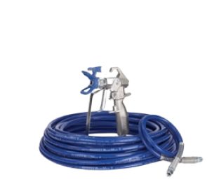 Spray equipment.