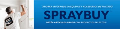 Ahorra en grande en equipos y accesorios de rociado. SprayBuy. Obtén artículos gratis con productos selectos.