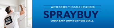 We're Sorry. This sale has ended. Spraybuy. Check back soon for more deals.