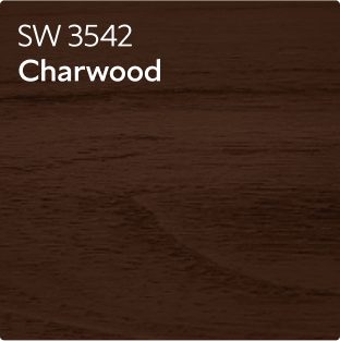 A stain color chip for Charwood SW 3542.