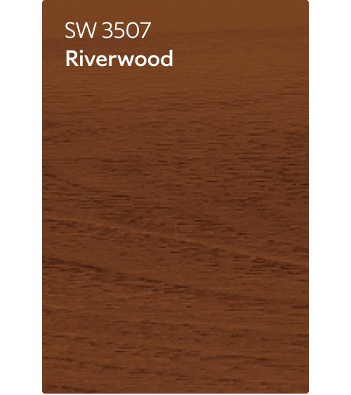 Sherwin-Williams Riverwood stain chip