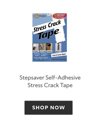 Stepsaver Self-Adhesive Stress Crack Tape. Shop now.