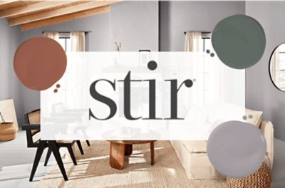 Stir blog with a living room.