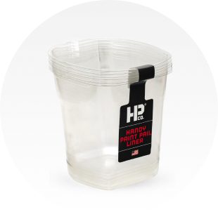 Handy Paint Pail Liner. Clear Pail. 