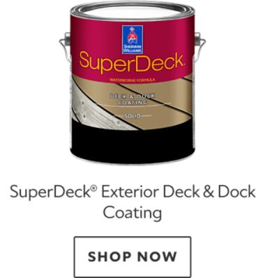 SuperDeck Exterior Deck and Dock Coating. Shop now.