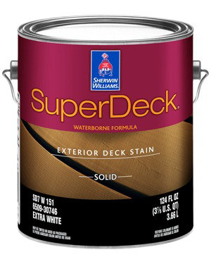 Superdeck Exterior Waterborne Solid Color Stain 