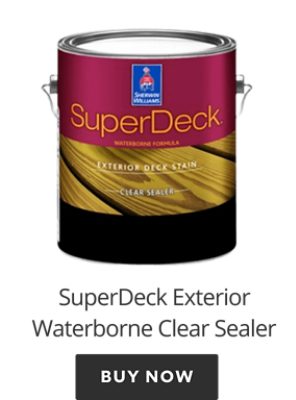 SuperDeck Exterior Waterborne Clear Sealer. Buy now.