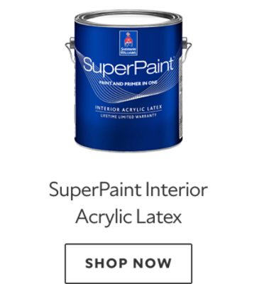 SuperPaint Interior Acrylic Latex Paint. Shop now.