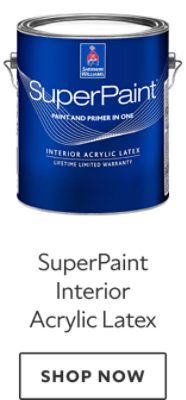 SuperPaint Interior Acrylic Latex. Shop now.
