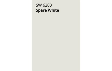 Spare white sherwin deals williams