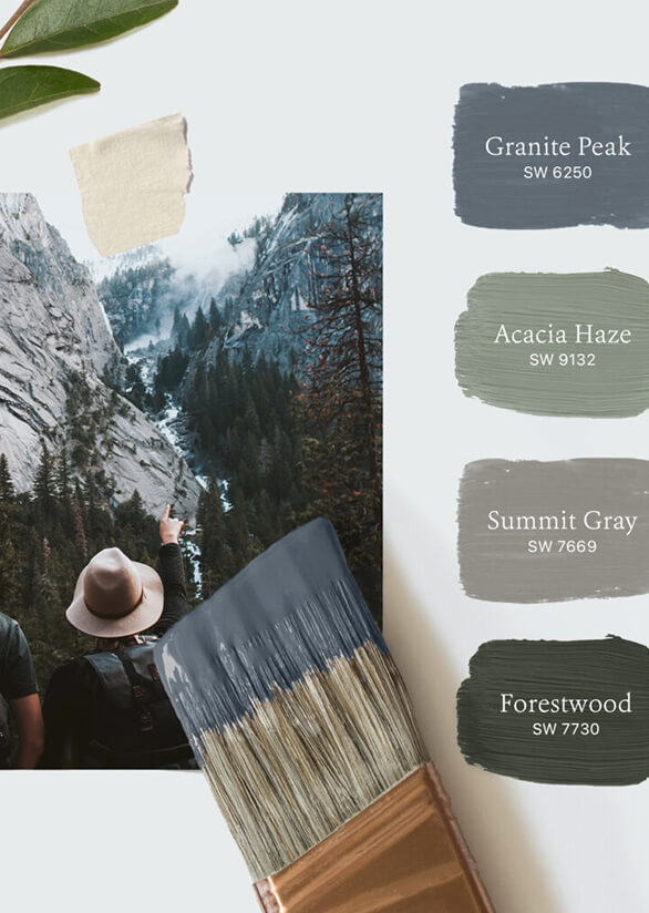 Colors of the Country: Paint Palettes by Region.