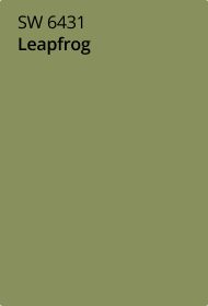 Sherwin Williams leapfrog paint color card