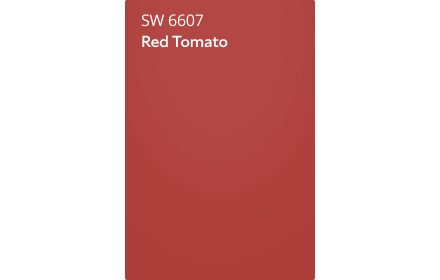 Red Tomato SW 6607 | Red Paint Colors | Sherwin-Williams