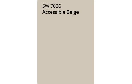 Sherwin Williams Sw 7036 Accessible Beige High Contrast Paint Colors
