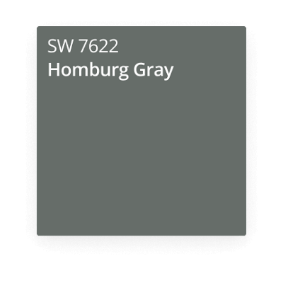 Homburg Gray paint color card