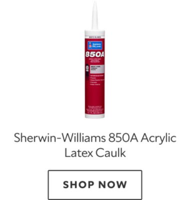 Sherwin-Williams 850A Acrylic Latex Caulk. Shop now.