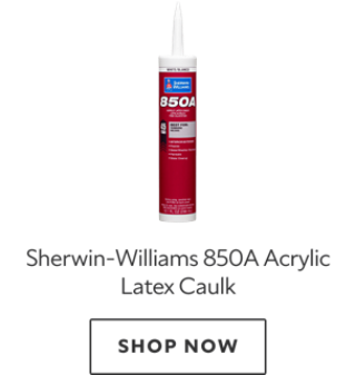 Sherwin-Williams 850A Acrylic Latex Caulk. Shop now.