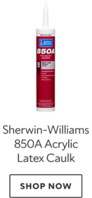 Sherwin-Williams 850A Acrylic Latex Caulk. Shop now.