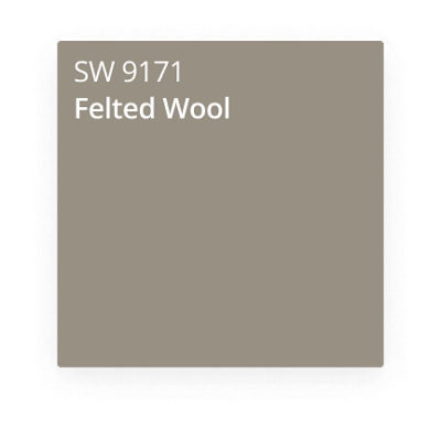Felted Wool paint color card