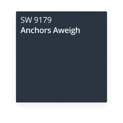 Anchors Aweigh paint color card