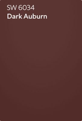 SW 6034 Dark Auburn.