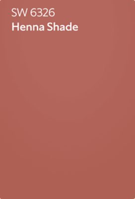 SW 6326 Henna Shade.
