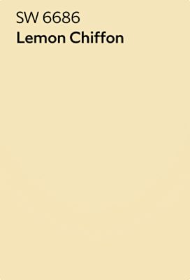 SW 6686 Lemon Chiffon.
