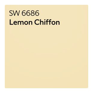 SW 6686 Lemon Chiffon.