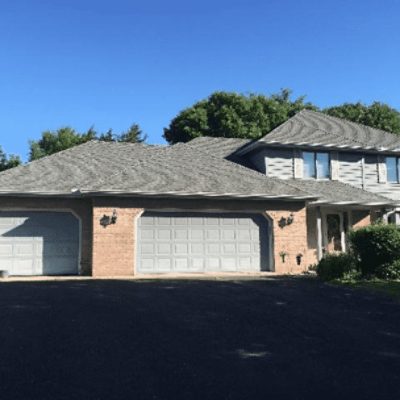 House exterior painted in Classic French Gray SW 0077 by @lindseyT.