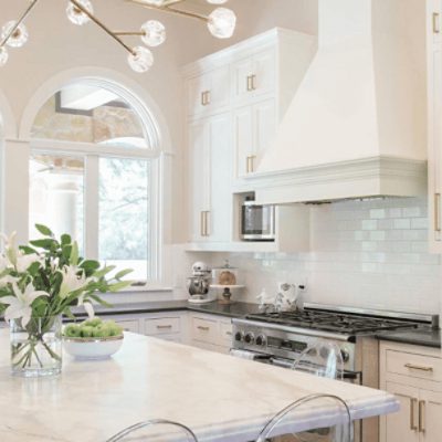 Kitchen painted in Greek Villa SW 7551 by @papermoonpainting.