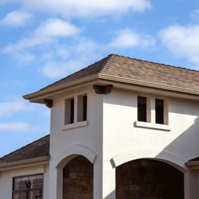 A modern home painted in natural linen by @permierpaintingtexas.