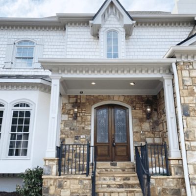 House exterior painted in City Loft SW 7631 by @ashfordpainting.