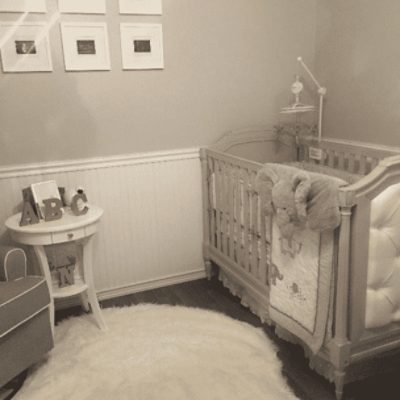 Nursery painted in Alpaca SW 7022 by @jessicaN.