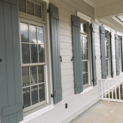 House exterior painted in Amazing Gray SW 7044 by @jim.