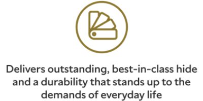 Delivers outstanding, best-in-class hide and a durability that stands up to the demands of everyday life. 