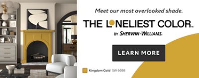 Meet our most overlooked shade. The Loneliest Color by Sherwin-Williams. Learn more. Kingdom Gold SW 6698.